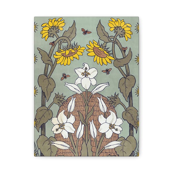 1946469312791615099_2048.jpeg Bees and Beehive – Suze Fokker (1898) – Art Nouveau Canvas Print