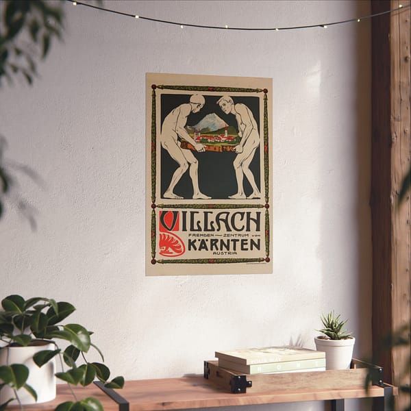 1974185729228832999_2048.jpeg Villach, Kärnten (Carinthia) – Pietro A. Sencig (c. 1900s) – Art Nouveau Poster Print