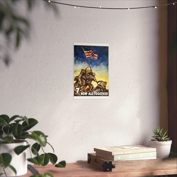 1997504785651267563_2048.jpeg 7th War Loan - Now, All Together - C.C. Beall (1945) - Patriotic WWII Poster Print