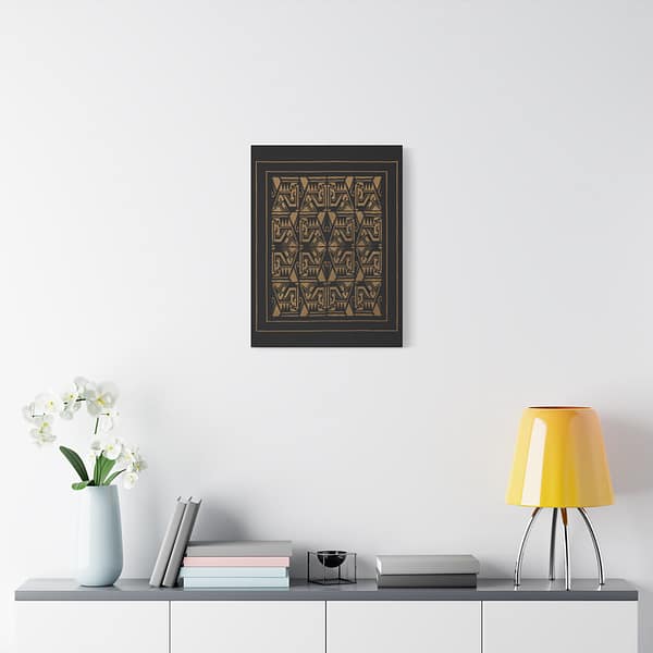 2014232350683163037_2048.jpeg Art Deco Geometric Velvet Pattern (c. 1920-1930) - Art Deco Canvas Print