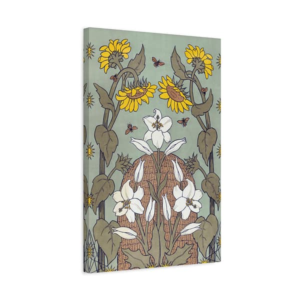 2027924322532041720_2048.jpeg Bees and Beehive – Suze Fokker (1898) – Art Nouveau Canvas Print