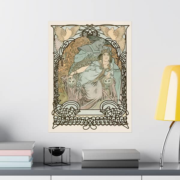 2037854866443351888_2048.jpeg Ilsee, Princesse de Tripoli - Alphonse Mucha (1897) - Art Nouveau Poster Print
