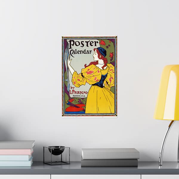 204965492359791927_2048.jpeg Poster Calendar, L. Prang & Co – Louis Rhead (1897) – Art Nouveau Poster Print