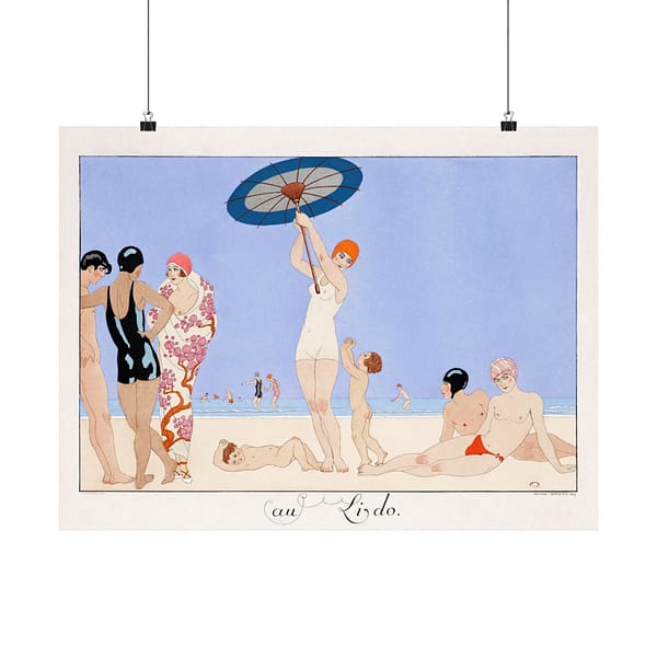 2100214364611592861_2048.jpeg Au Lido, Plate no.14 - George Barbier (1920) - Art Deco Poster Print