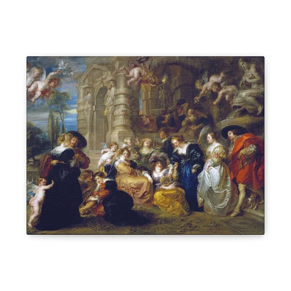 2101848262277473033_2048.jpeg The Garden of Love – Peter Paul Rubens (c. 1633) – Classical Canvas Print