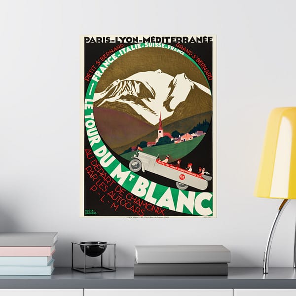 2200879359459272251_2048.jpeg Le Tour du Mt. Blanc – Roger Broders (1927) – Vintage Travel Poster Print