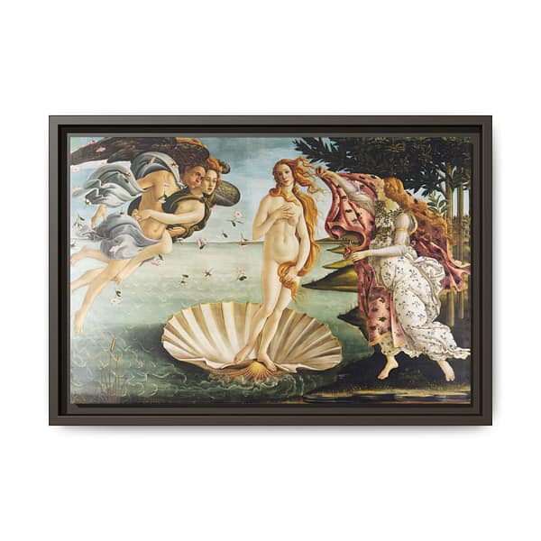 2246600534255766903_2048.jpeg The Birth of Venus – Sandro Botticelli (c. 1485-1486) – Renaissance Framed Canvas Print