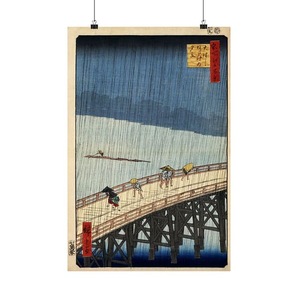2311648441928524751_2048.jpeg Sudden Shower over Shin-Ōhashi Bridge and Atake – Utagawa Hiroshige (1857) – Japanese Woodblock Poster Print