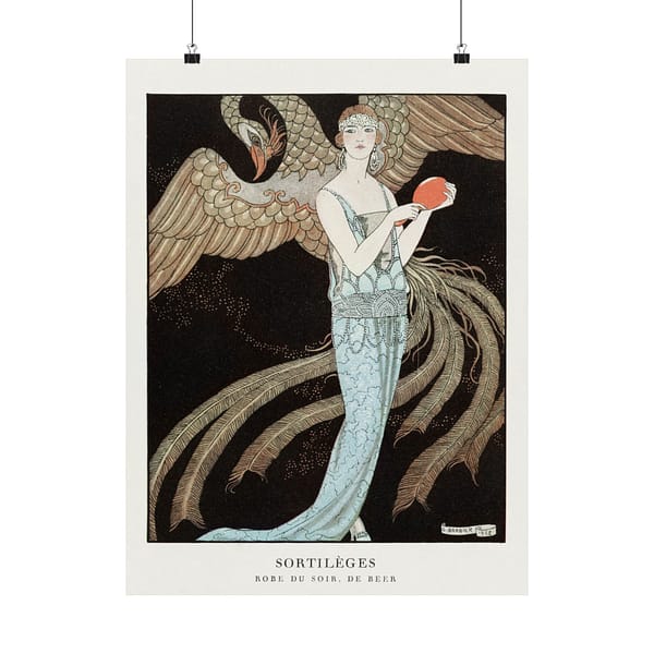 2407065275920442489_2048.jpeg Sortilèges - Evening dress, de Beer - George Barbier (1922) - Art Deco Poster Print