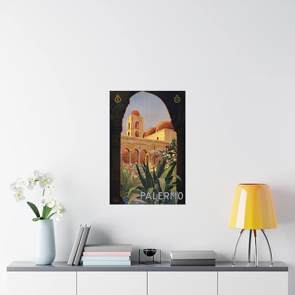 2470581904887722152_2048-1.jpeg Palermo, Sicilia (Sicily) – ENIT Italian National Tourist Board (c. 1920) – Vintage Travel Poster Print