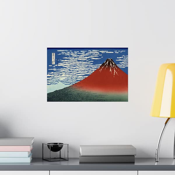 2522889753144490346_2048.jpeg Red Fuji (South Wind, Clear Sky) – Katsushika Hokusai (c. 1830-32) – Japanese Woodblock Poster Print