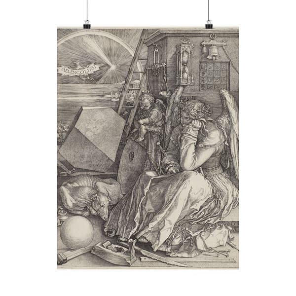 2542785936423637385_2048.jpeg Melencolia I – Albrecht Dürer (1514) – Renaissance Poster Print