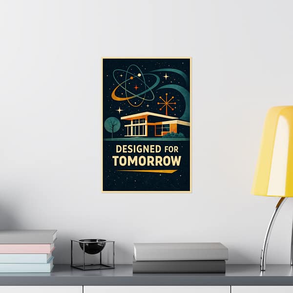 2738026209706080699_2048.jpeg Designed for Tomorrow – LUNE Original – Atomic Age Poster Print