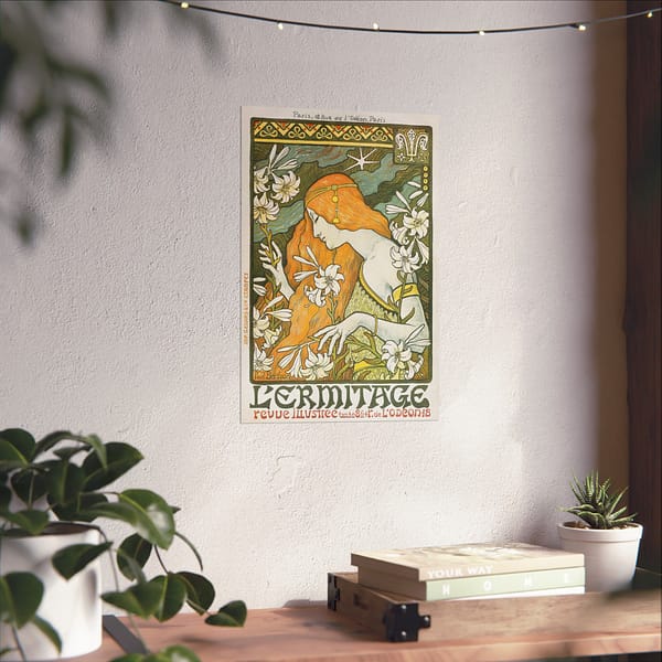 2838677157967821630_2048.jpeg L'Ermitage - Paul Berthon (1897) - Art Nouveau Poster Print