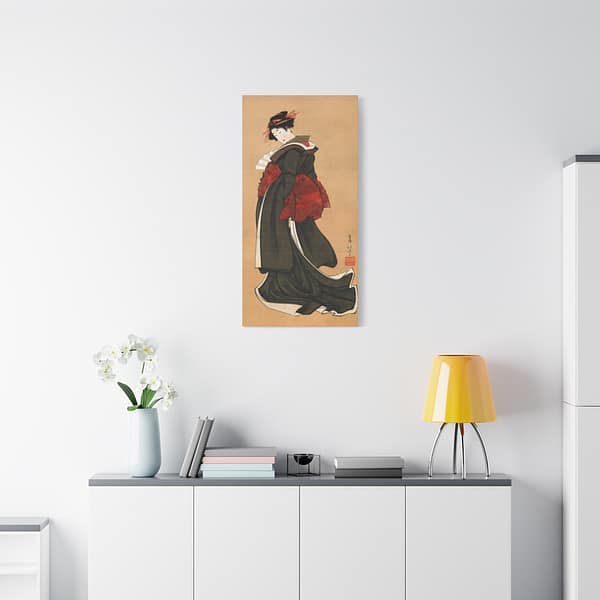 2861183592148688579_2048.jpeg Woman Holding a Fan - Katsushika Hokusai (c. 1810-1811) - Japanese Woodblock Canvas Print