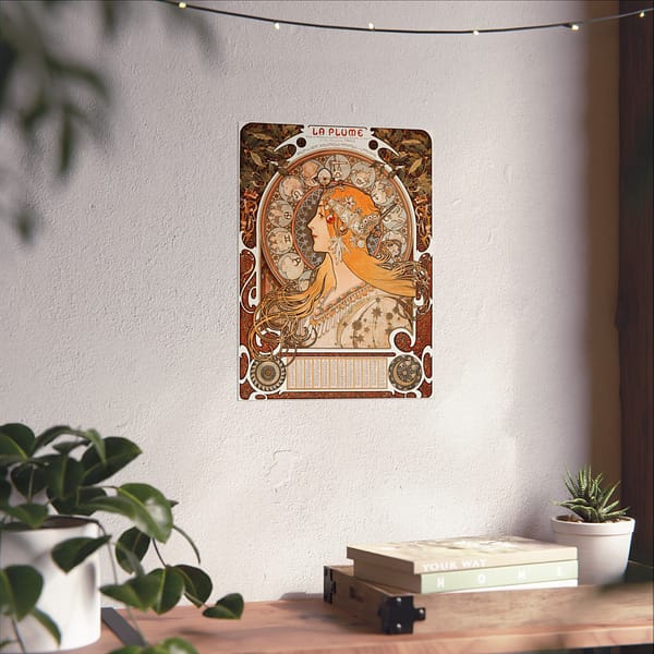 2874438490825928560_2048.jpeg Zodiaque, La Plume - Alphonse Mucha (ca. 1896-1897) - Art Nouveau Poster Print