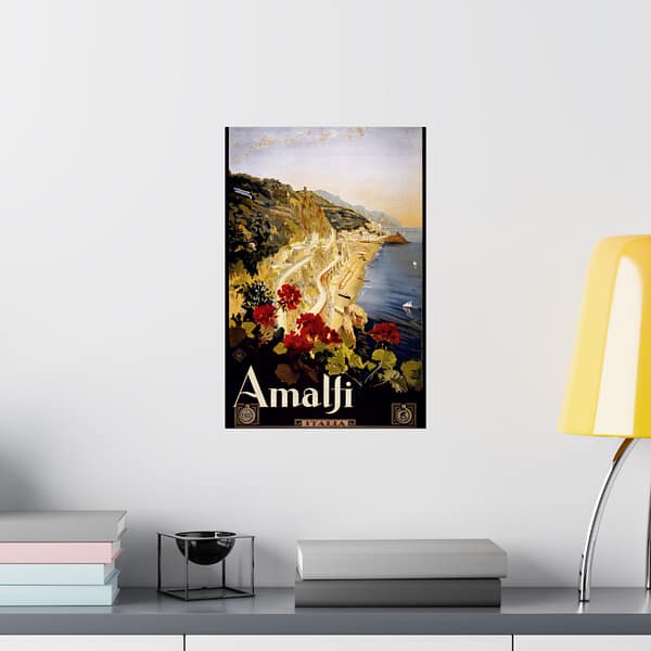2948092191007529944_2048.jpeg Amalfi Coast, Italy – ENIT Italian National Tourist Board – Vintage Travel Poster Print