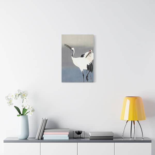 3015599404010475289_2048.jpeg Two Cranes – Ohara Koson (c. 1910) – Japanese Woodblock Canvas Print