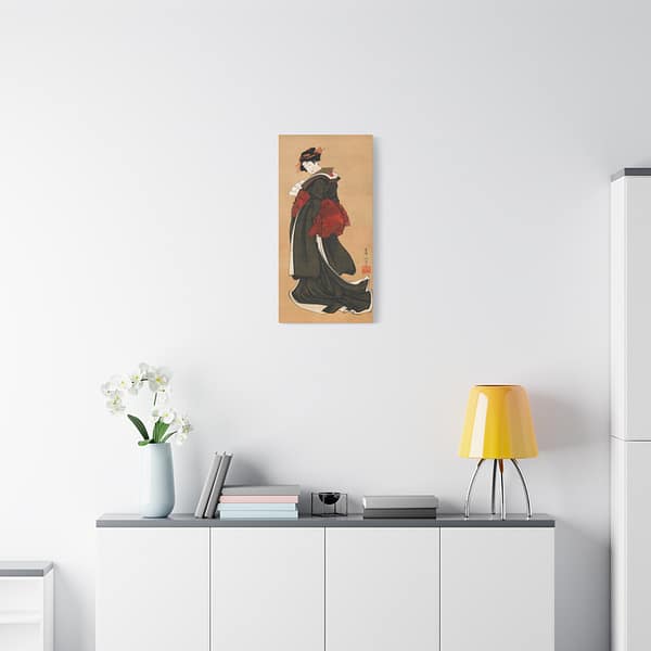 315413043431799625_2048.jpeg Woman Holding a Fan - Katsushika Hokusai (c. 1810-1811) - Japanese Woodblock Canvas Print