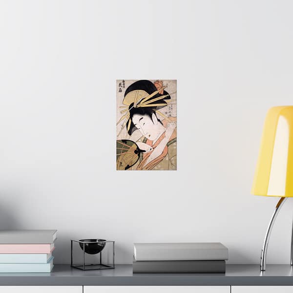 3202429134644125923_2048.jpeg The Courtesan Hanaogi of the Ogiya – Ichirakutei Eisui (c. 1798) – Japanese Woodblock Poster Print