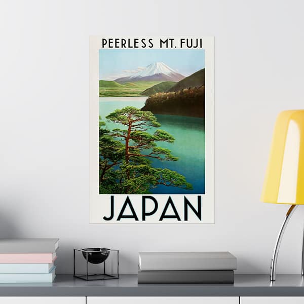 3233184581547444644_2048.jpeg Peerless Mt. Fuji – Japanese Government Railways (c. 1930s) – Vintage Travel Poster Print