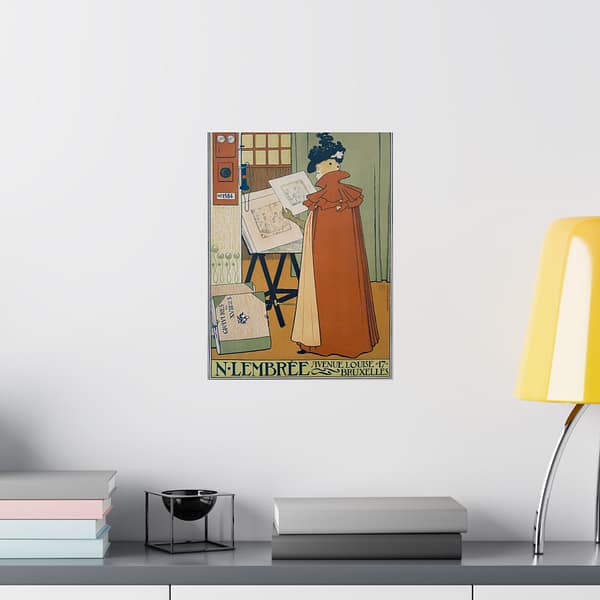 3262042167617707590_2048.jpeg N. Lembrée, Encadrements – Théo Van Rysselberghe (1897) – Art Nouveau Poster Print