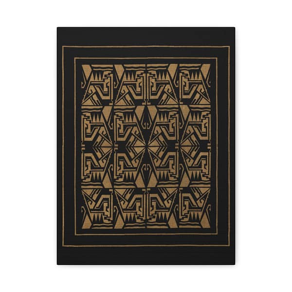 3325635768086948052_2048.jpeg Art Deco Geometric Velvet Pattern (c. 1920-1930) - Art Deco Canvas Print
