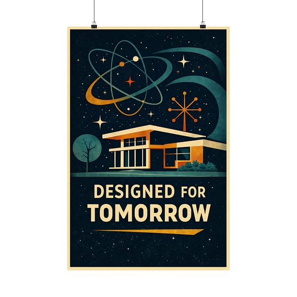 3365820714161718264_2048.jpeg Designed for Tomorrow – LUNE Original – Atomic Age Poster Print
