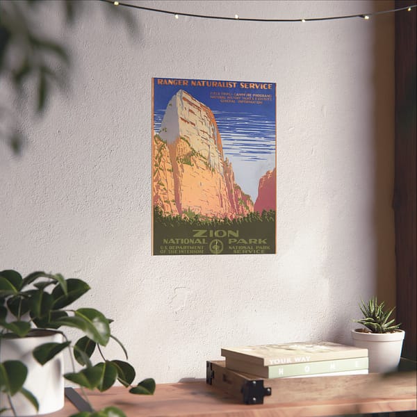 336855544524945873_2048.jpeg Zion National Park – Works Progress Administration (c. 1938) – Vintage Travel Poster Print