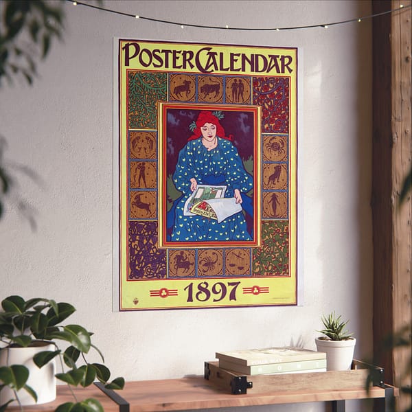 3377391737382764317_2048.jpeg Poster Calendar – Louis John Rhead (1897) – Art Nouveau Poster Print