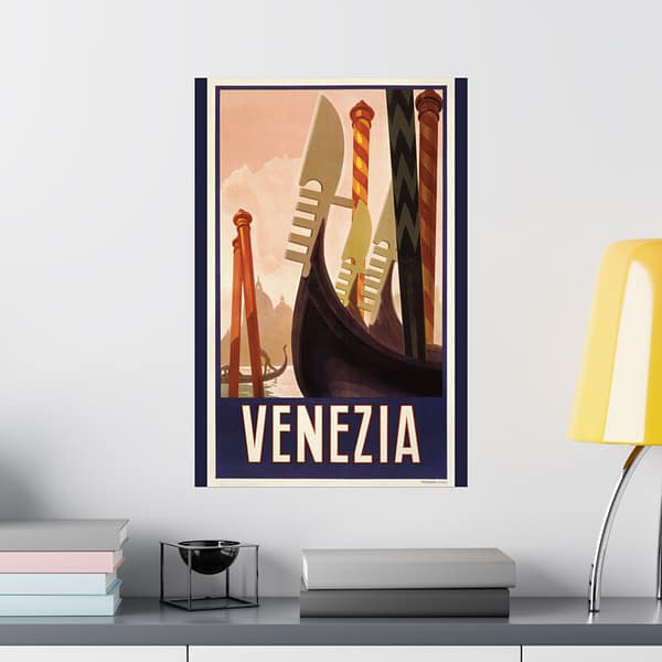 3496450754538826483_2048.jpeg Venezia (Venice), Italy – ENIT Italian National Tourist Board – Vintage Travel Poster Print