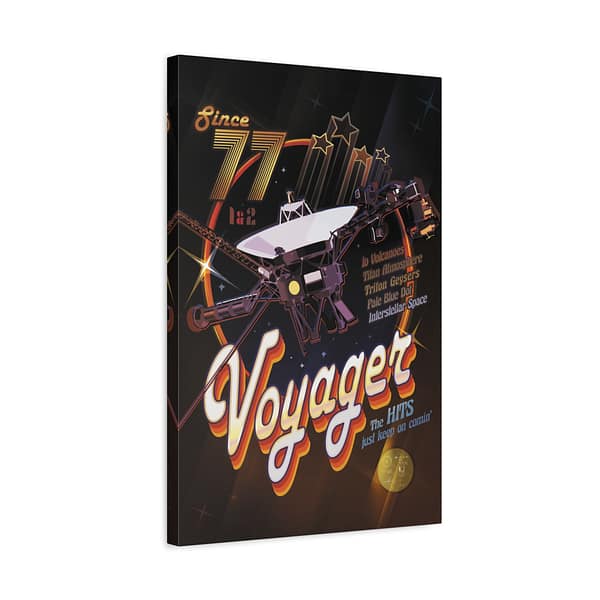 3500363150573223222_2048.jpeg Voyager ‘77 – NASA Disco-themed Art – Space Age Canvas Print