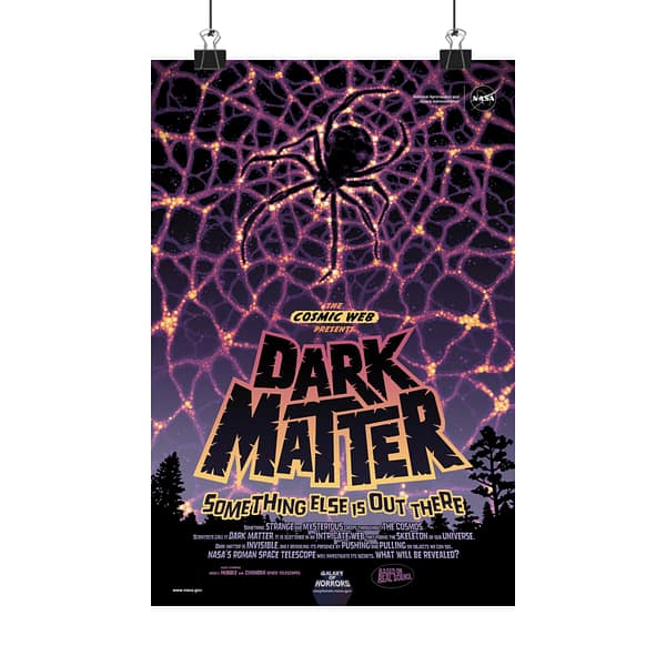 3523458909739393163_2048.jpeg Dark Matter - Something Else is Out There - NASA (2021) - Space Age Poster Print