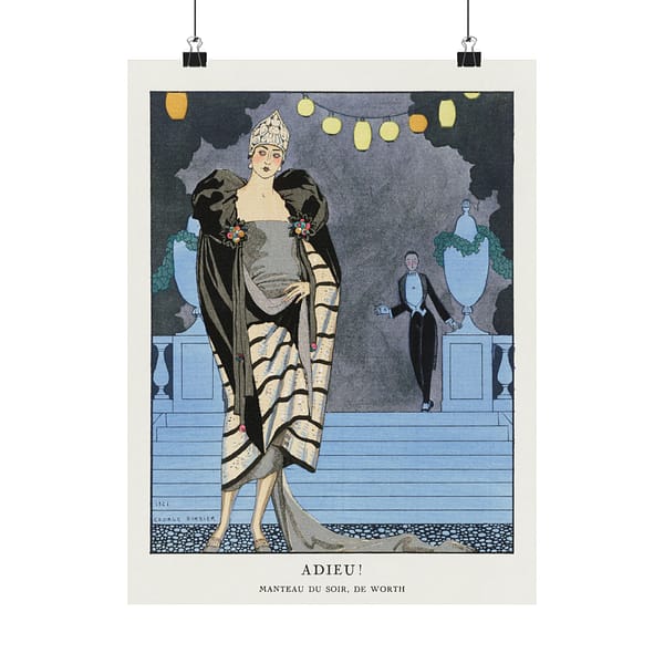 3542078650793804812_2048.jpeg Adieu! Manteau du soir, de Worth - George Barbier (1921) - Art Deco Poster Print