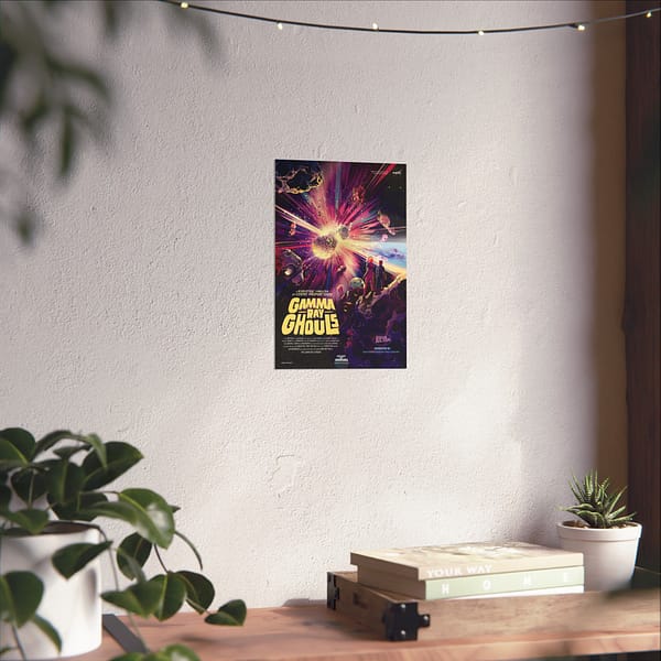 3585238365210223093_2048.jpeg Gamma Ray Ghouls - A Radiating Thriller of Cosmic Proportions! - NASA (2021) - Space Age Poster Print