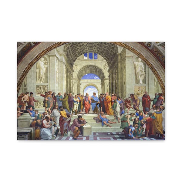 3686092441747508656_2048.jpeg The School of Athens – Raphael (c. 1509-1511) – Renaissance Canvas Print