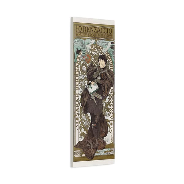3694057641653726777_2048.jpeg Lorenzaccio - Alphonse Mucha (1896-1900) - Art Nouveau Canvas Print