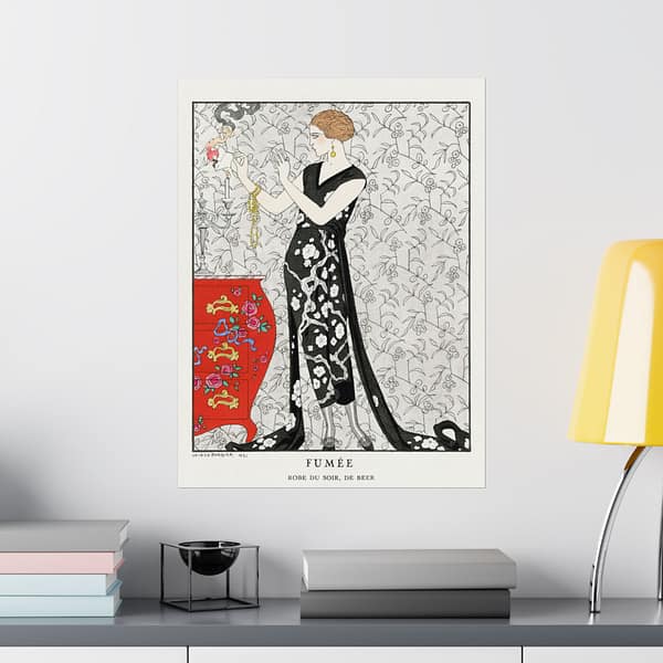 3700596411596665738_2048.jpeg Fumée - Robe du soir, de Beer - George Barbier (1921) - Art Deco Poster Print