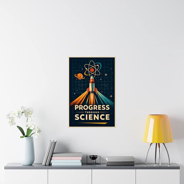 3740408022941867344_2048-1.jpeg Progress Through Science – LUNE Original – Atomic Age Poster Print