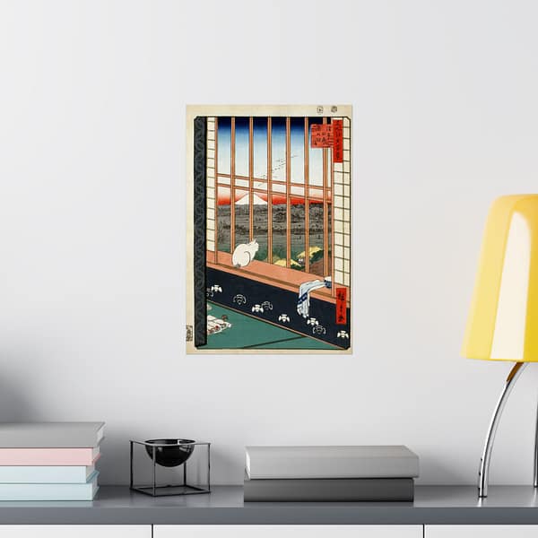 3802519621951338035_2048.jpeg Asakusa Ricefields and Torinomachi Festival – Utagawa Hiroshige (1857) – Japanese Woodblock Poster Print