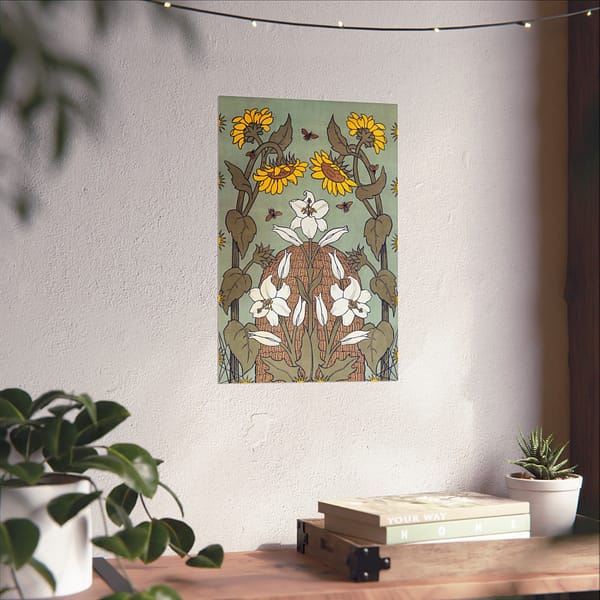3813535542938436526_2048.jpeg Bees and Beehive – Suze Fokker (1898) – Art Nouveau Poster Print