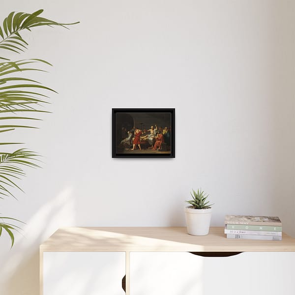 3947797091125384291_2048.jpeg The Death of Socrates – Jacques-Louis David (1787) – Classical Framed Canvas Print