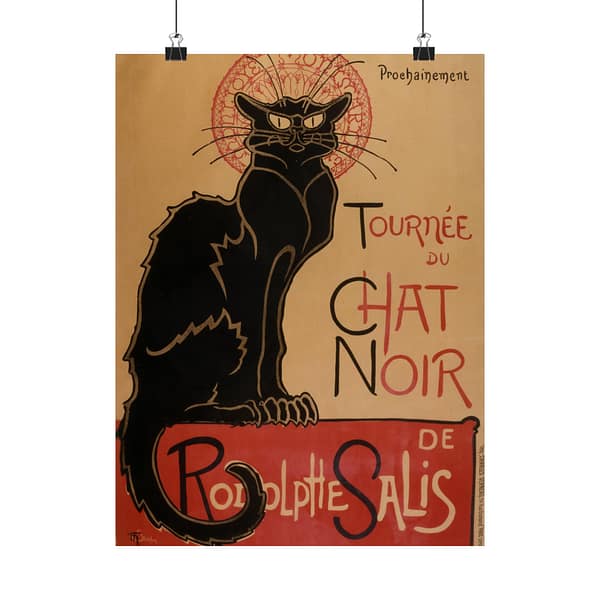 4048908059928328467_2048.jpeg Le Chat Noir – Théophile Steinlen (1896) – Art Nouveau Poster Print