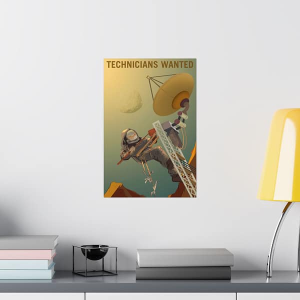 4193842853874435827_2048.jpeg Technicians Wanted – NASA Recruitment Ad – Space Age Poster Print