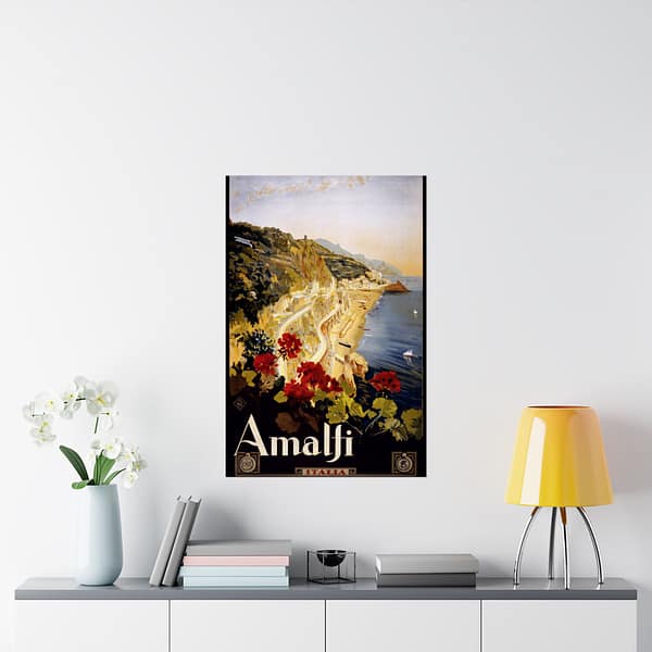 4254988031731623248_2048.jpeg Amalfi Coast, Italy – ENIT Italian National Tourist Board – Vintage Travel Poster Print