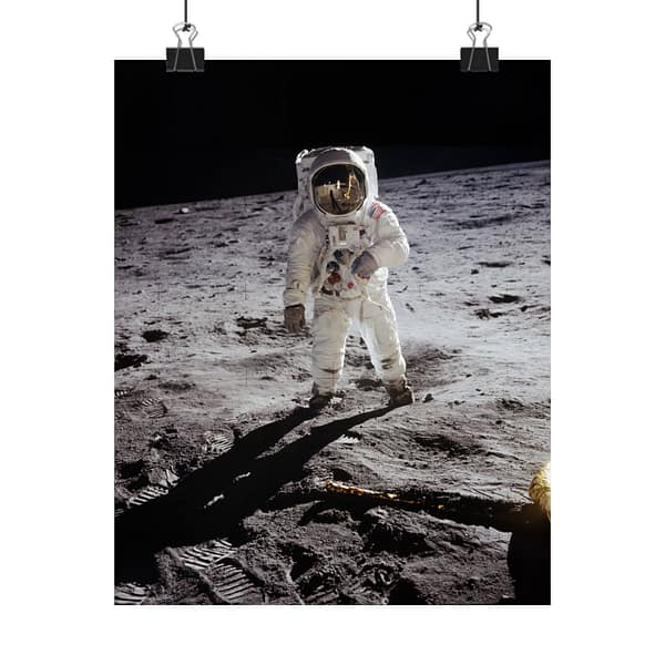 4294018943791952545_2048.jpeg Buzz Aldrin on the Moon - NASA Apollo 11 Mission Photograph (1969) - Space Age Poster Print