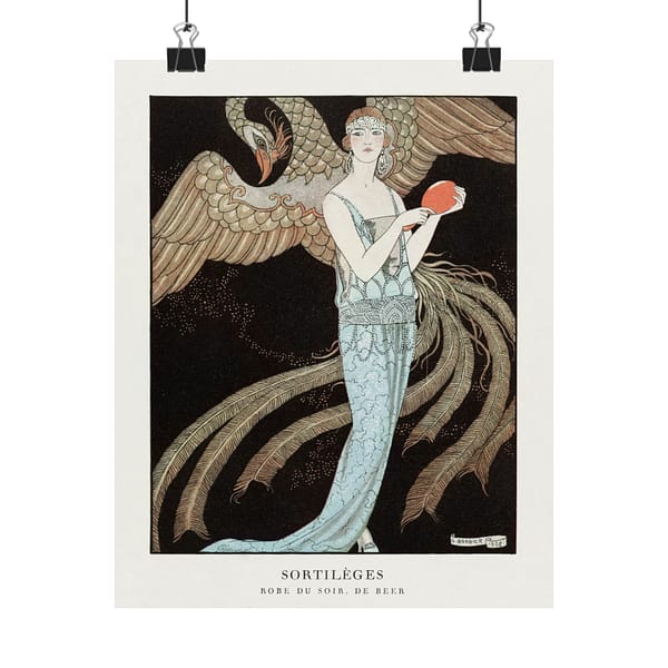 4331059761872691376_2048.jpeg Sortilèges - Evening dress, de Beer - George Barbier (1922) - Art Deco Poster Print