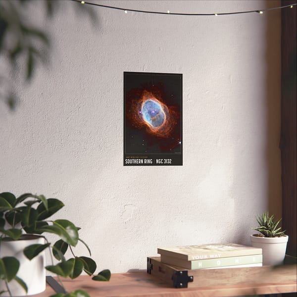 4403932133564499060_2048.jpeg Southern Ring Nebula - NIRCam Compass Image - NASA James Webb Space Telescope - Space Age Poster Print