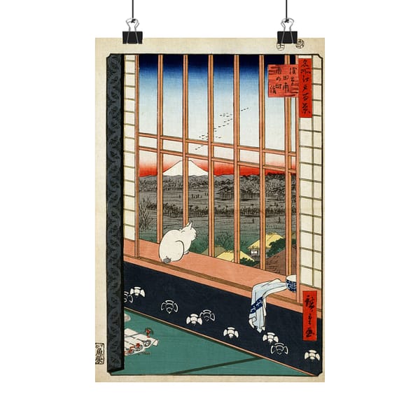 4448046076421081243_2048.jpeg Asakusa Ricefields and Torinomachi Festival – Utagawa Hiroshige (1857) – Japanese Woodblock Poster Print