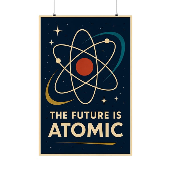 4462684577598352903_2048.jpeg The Future Is Atomic – LUNE Original – Space Age Poster Print